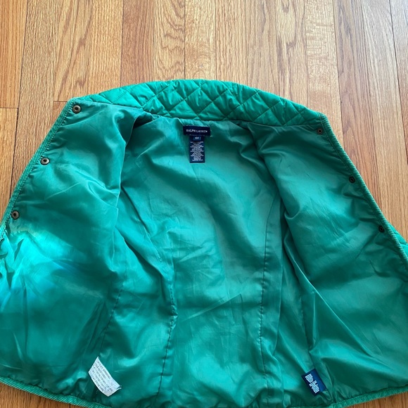 Polo Ralph Lauren Green Quilted jacket size 6X - Picture 3 of 8